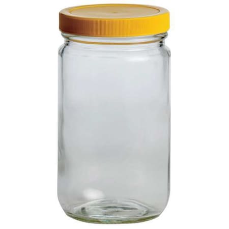 Qorpak Glass Bottle, 32 oz, Clear, PK12 239543