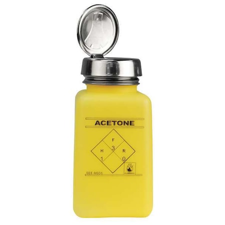 Menda Bottle, One-Touch Pump, 6 oz, Yellow 35277