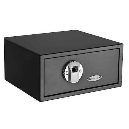Barska Security Safe, 0.79 cu ft, 25 lb, Biometric Lock No Rated AX11224