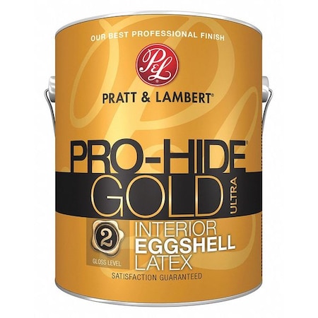 Pratt & Lambert Interior Paint, Eggshell, Latex Base, Clovis, 1 gal 0000Z8280-16