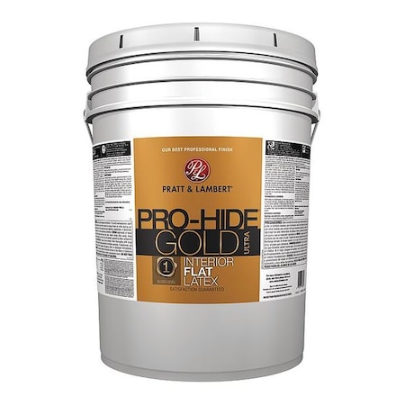 Pratt & Lambert Interior Paint, Flat, Latex Base, Cilantro, 5 gal 0000Z8180-20