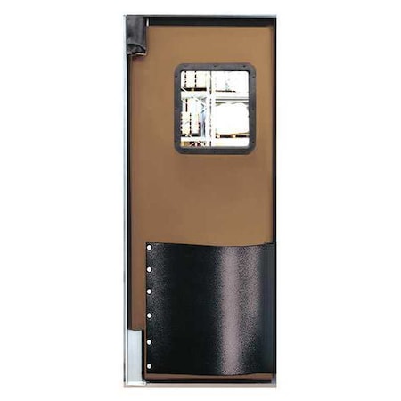 Chase Swinging Door, 8 x 3 ft, Medium Brown 3696RMBR