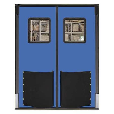 CHASE Swinging Door, 7 x 6 ft, Royal Blue, PR 7284RD25RBL