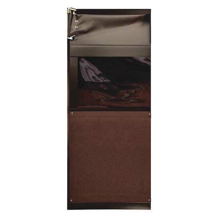Chase Swinging Door, 7 x 2.5 ft, Chocolate Brown AIR9733084CBR