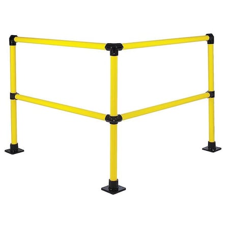 Hollaender Handrail Corner Connector, 8 Ft, Steel 50121