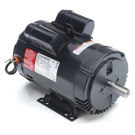 Marathon Air Compressor Motor, 5 HP, 25.0-24.1A 184TBDR7375
