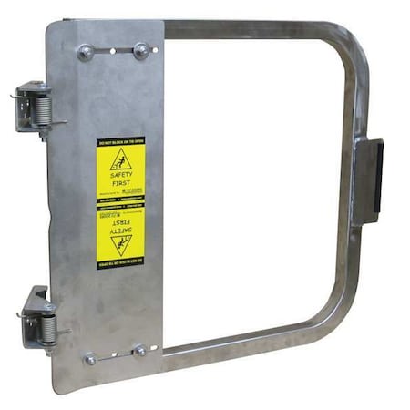 Ps Industries Safety Gate, 22-3/4 to 26-1/2 In, SS, Gate Swings: Right/Left LSG-24-SS-SW