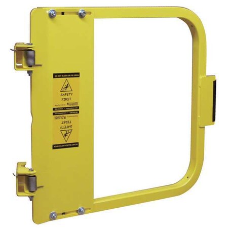 Ps Industries Safety Gate, 28-3/4 to 32-1/2 In, Steel, Color: Yellow LSG-30-PCY