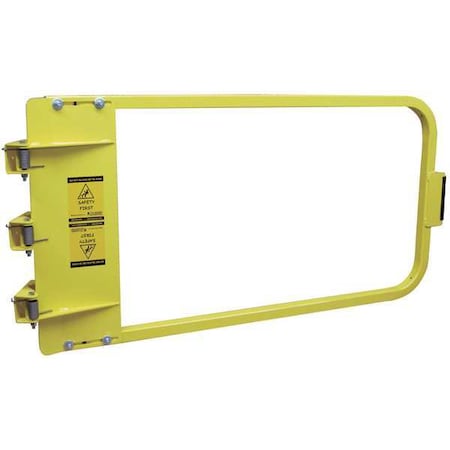 Ps Industries Safety Gate, 38-3/4 to 42-1/2 In, Steel, Color: Yellow LSG-40-PCY