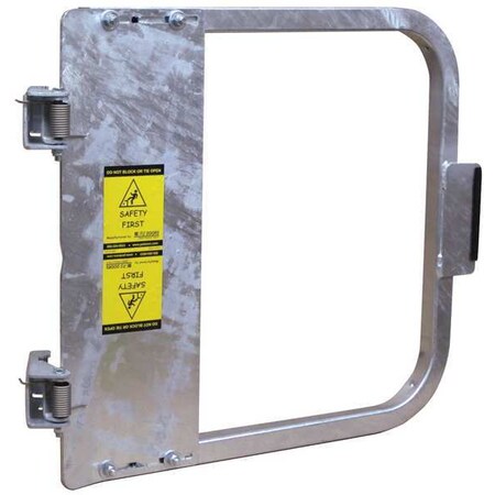 Ps Industries Safety Gate, 16-3/4 to 20-1/2 In, Steel, Color: Gray LSG-18-GAL