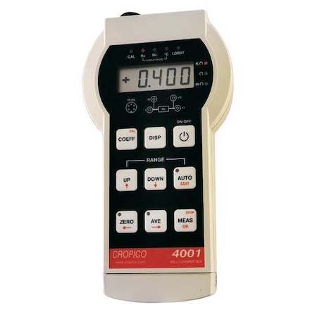 Cropico Micro-ohmmeter, 10 mOhm, Auto Temp Comp DO4001