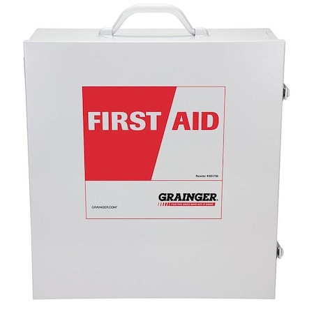 Zoro Select Empty First Aid Cabinet, Metal Case 54534