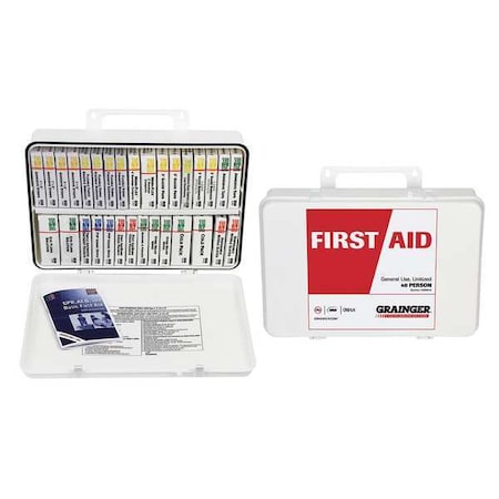 First Aid Only First Aid Kit and Housing, Plastic 211 Components, 40 People Served 54571