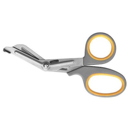 Physicianscare Scissors, 7 In. L, Silver, Rounded, Titanium 90292