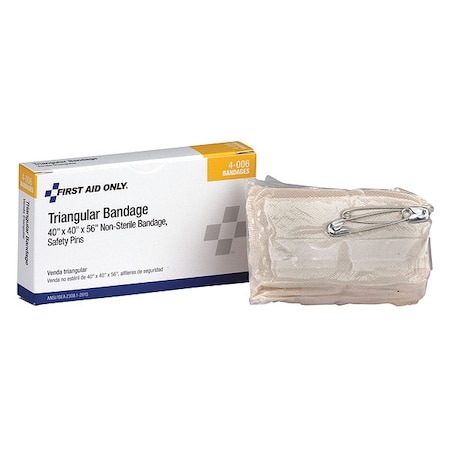 First Aid Only Bandage, Flesh, No, Muslin Blend, Unitized 4-006