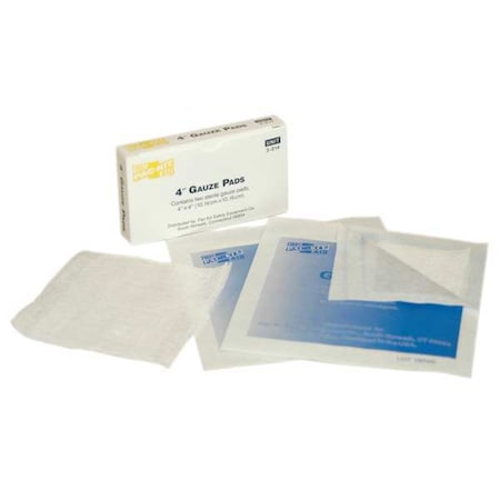 First Aid Only Gauze Pad, Sterile, White, No, Gauze, PK2 3-014