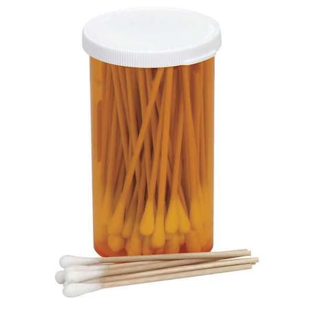 First Aid Only Cotton Tip Swab, Non-Sterile, 3In., PK100 25-410