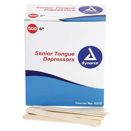 FIRST AID ONLY Tongue Depressor, 6In., PK500 25-900