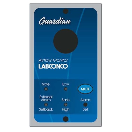 LABCONCO Airflow Monitor, 115V 9413300