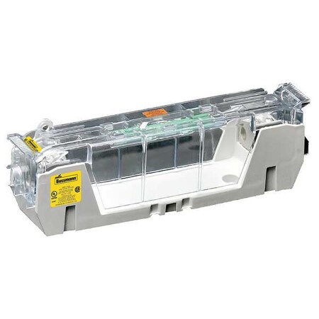 Eaton Bussmann Open Fuse Block, 70 to 100A Amp Range, 600V AC/DC Volt Rating, 1 Poles, Box Lug RM60100-1CR