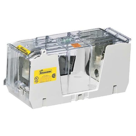 Eaton Bussmann Open Fuse Block, R UL Class, 250V AC/DC Volt Rating, 1 Poles, Box Lug RM25400-1CR