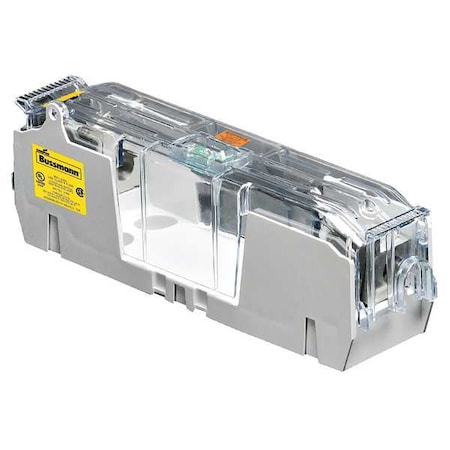 Eaton Bussmann Open Fuse Block, H; K5 UL Class, 600V AC/DC Volt Rating, 1 Poles, Box Lug HM60200-1CR