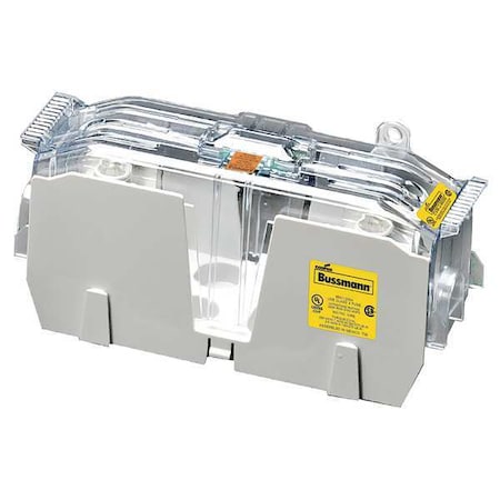 Eaton Bussmann Open Fuse Block, J UL Class, 600V AC/DC Volt Rating, 1 Poles, Box Lug JM60200-1CR
