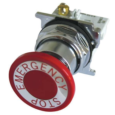 Eaton Cutler-Hammer Emergency Stop Push Button, Red 10250T5B63-71X
