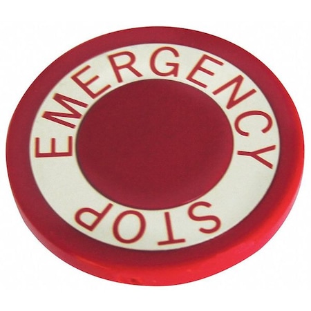 Eaton Cutler-Hammer Mushroom Head, 30mm, Red, Plastic 10250TB63