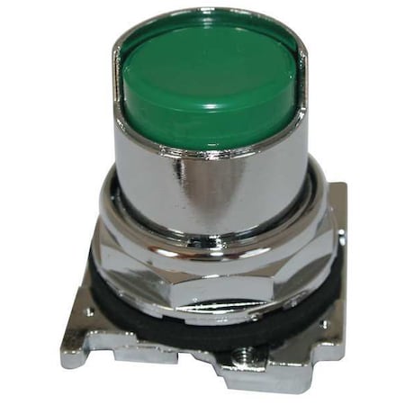 Eaton Non-Illum Push Button Operator, Green 10250T503