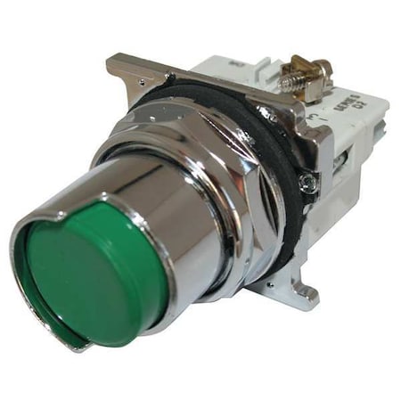 Eaton Non-Illum Push Button Operator, Green 10250T513