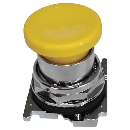 Eaton Non-Illum Push Button Operator, Yellow 10250T124
