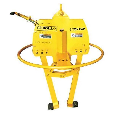 Caldwell Vertical Eye Lifter, 10000 lb, 24in.W Coil 83E-5-16/20/24