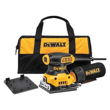 Dewalt 1/4 Sheet Palm Grip Sander Kit DWE6411K