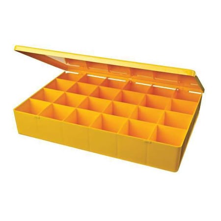 Flambeau Plastic, 24 compartments, 2-5/16 in D x 2 1/8 in H x 9 in W M824