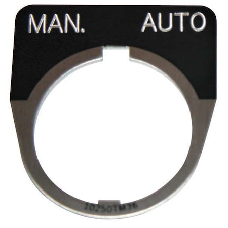 Eaton Legend Plate, Manual Automatic, Black 10250TM67