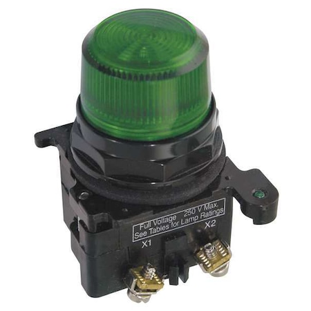 Eaton Pilot Light, 12V, Green E34FB197LGP12