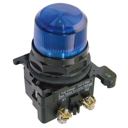 Eaton Pilot Light, 12V, Blue E34FB197LLP12