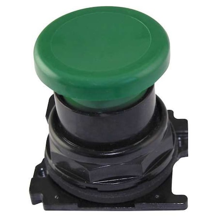 Eaton Mushroom Head, 30mm, Green E34LB3