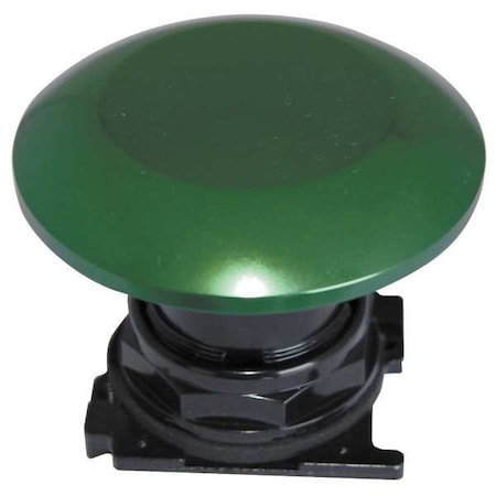 Eaton Mushroom Head, 30mm, Green, Metal E34JB3