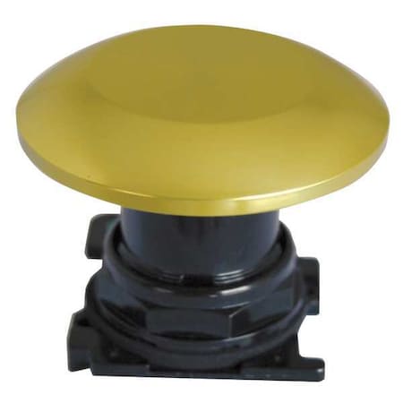 Eaton Mushroom Head, 30mm, Yellow, Metal E34JB4
