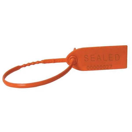 Tydenbrooks X-Strap, Fixed Length Truck Seal, 12" L, 7 Digits, PK50 1061053