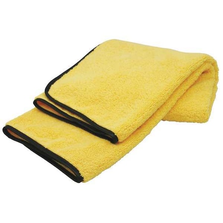 Carrand Microfiber Cloth Wipe 22" x 36", Yellow 40059AS