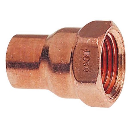 Nibco 1" NOM C x 1-1/4" FNPT Copper Adapter 603R 1X11/4