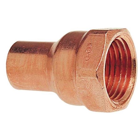 Nibco 1" NOM FTG x 1" FNPT Copper Adapter 6032 1
