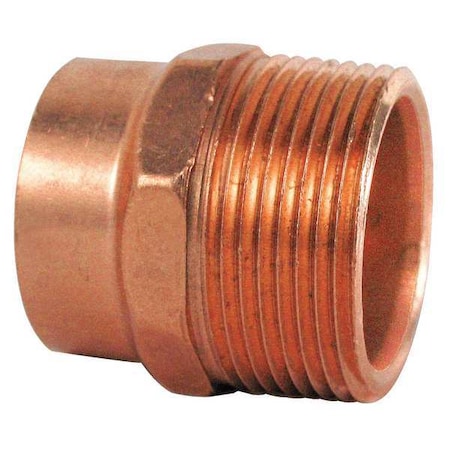 Nibco 1-1/4" NOM C x 1-1/4" MNPT Copper Adapter 904 11/4
