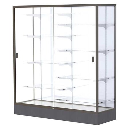 Ghent Display Case, 66X60X20, Dark Bronze 2605-WB-BZ