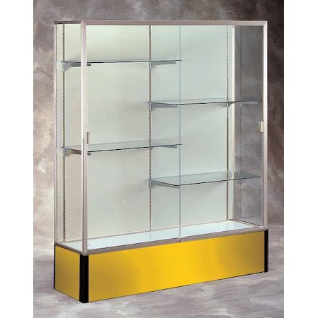 Ghent Display Case, 72X48X16, Goldenrod, Package Quantity: 1 374PB-SN-GR