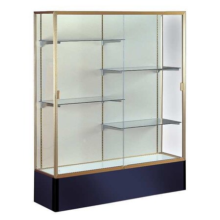 Ghent Display Case, 72X48X16, Navy, Package Quantity: 1 374PB-GD-NY