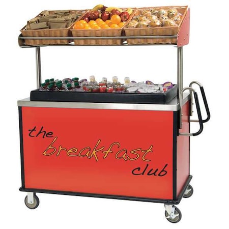 Lakeside Breakfast Cart, 54-3/4x67x28-1/2 In 668RD